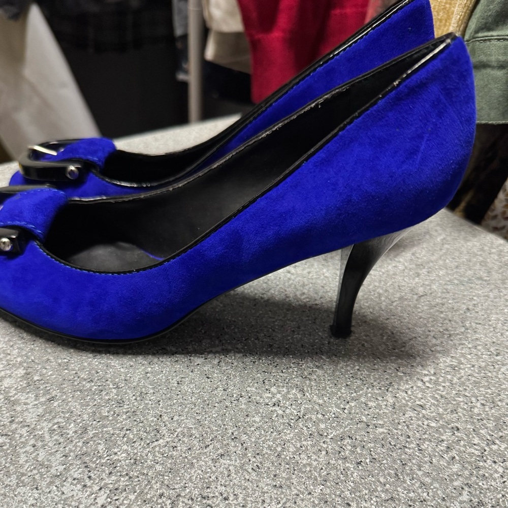 Nine West Purple High Heel Elegant Shoes - Picture 2 of 4
